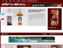 Tablet Screenshot of nomnomclub.com